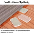 thumbnail image 4 of 8 Pcs Plastic Clear Table Shims, Level Wedge for Home Improvement, Have Extreme Weight Capacity, are Weather Resistant, Perfect for Fixing Wobbly Furn, 4 of 5