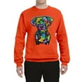 thumbnail image 3 of Dean Russo Unconditional Loyalty Dog Lover Unisex Crewneck Graphic Sweatshirt, Orange, XX-Large, 3 of 6