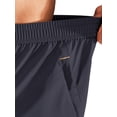 thumbnail image 6 of MIER Men's 7" Inseam Dry Fit Athletic Running Shorts with 3 Zipper Pockets, Dark Grey, L, 6 of 7