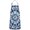 Blue White Tie, variant on Colorful Rainbow Tie Dye Spiral Pattern Apron-Garden Aprons for Women with Pockets-Cotton Linen Waterproof Kitchen Cooking Gardening Aprons Adjustable for Kitchen,Cooking,BBQ and Salon 33x27 Inch