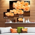 thumbnail image 3 of Roses on Wooden Surface Photo - Floral Canvas Art Print, 3 of 4