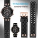 thumbnail image 2 of Pulsera con remaches de oro rosa de 22 mm para correa de aviación Hamilton Khaki H77696793 H7736733 Accesorios de correa de reloj de cuero de fibra de carbono, 2 of 5