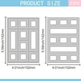 thumbnail image 2 of Grid Square Background Cutting Dies for Card Making Frame Background Die Cuts Carbon Steel Embossing Stencils Template for DIY Scrapbooking Album Craft Decor 1 Set, 2 of 9