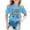 A-Sky Blue112, variant on JAJAHO Girls Graphic Tee Shirt Short Sleeve Crew Neck Casual Leopard Love Letter Printed Cute Summer Tshirts For Kids 3-13 Years Soft Tops