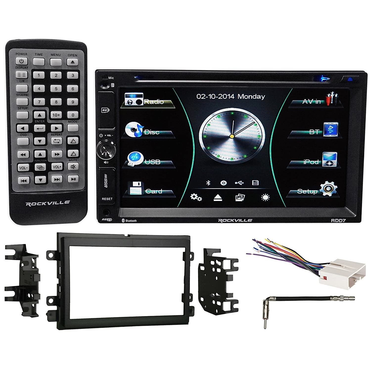 DVD/iPhone/Android/Bluetooth/Spotify/USB Receiver Stereo for 2007 Ford