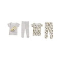 thumbnail image 2 of Cutie Pie Dreamers Baby Boy & Toddler Boy 4 PC Tight Fit Cotton Sleepwear Pajamas, Sizes 12 Months-4T 12M-4T, 2 of 2