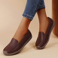 thumbnail image 3 of Loafers for Women, Casual Comfortable Slip On Flats, Lightweight Loafers Faux Leather Walking Shoes, 3 of 3