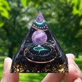 thumbnail image 1 of Pirámide De Orgón Generador de energía de chakra Reiki de cristal de pirámide de orgonita natural (Tauro), 1 of 4