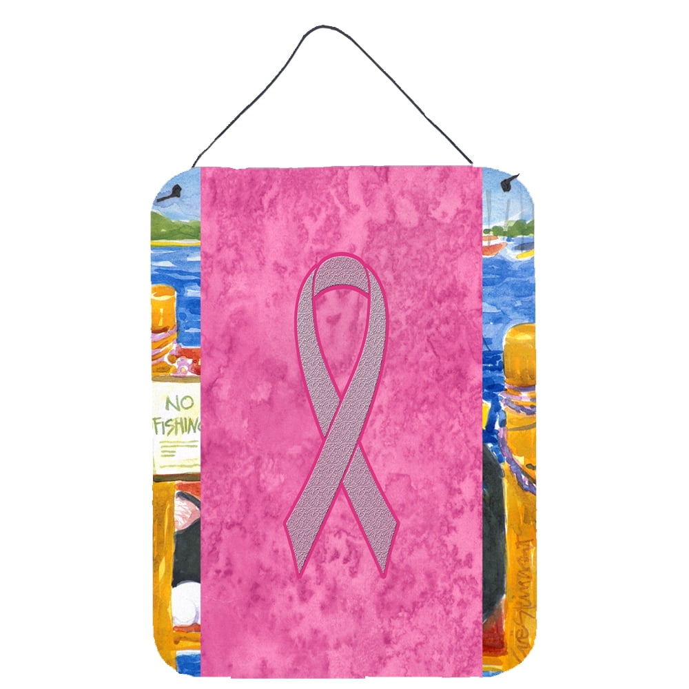 Pink Ribbon for Breast Cancer Awareness Wall or Door Hanging Prints ...
