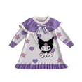 thumbnail image 1 of Kuromi Vestido de punto para niños, ropa de otoño, estrella de cinco puntas, bordado de amor, lazo, Princesa, fiesta de navidad, 1 of 5