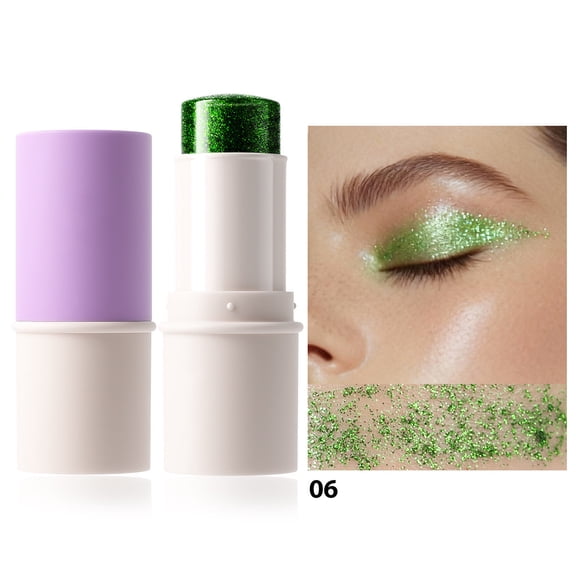 Body Glitter Stick, Face Hair Glitter Stick,Sparkling Outfit Party Holographic Sequins Paint Body Glitter Gel Makeup for Face Body Hair and Nails,for Concerts,Party,Stage Performances