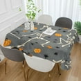thumbnail image 2 of Yayeee Tablecloths 60" x 108" Rectangle Wrinkle Resistant Party Table Cover, Halloween Dancing Skeleton, 2 of 8