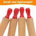 thumbnail image 6 of MRLESS 4pcs Kids Pretend Kitchen Toy Mini Rolling Pins for Baking Dough and Clay Mini Rolling Pin Small Dough Roller Children Kitchen Pretend Toy, 6 of 9