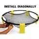 thumbnail image 2 of Advancent Red de voleibol de exterior ajustable, repuesto de red de voleibol portátil ligera Deportes y aire libre, 2 of 6