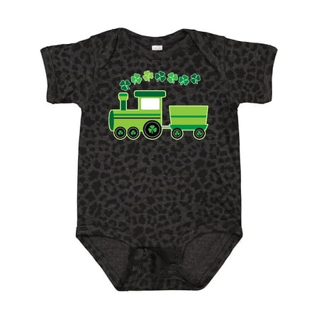 

Inktastic St Patricks Irish Shamrock Train Gift Baby Boy or Baby Girl Bodysuit
