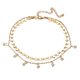 thumbnail image 2 of Elegante Collar de Lentejuelas de Doble Capa, Doble Collar de Estrangulamiento Ajustable para de Trabajo de Vacaciones - dorado Fernando Collar Doble Choke, 2 of 8