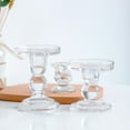 thumbnail image 4 of Wosthever Portavelas de cristal, candelabro de pilar, fiesta de vacaciones, boda, sala de estar, de moda, decoración, centros de S Jardín y Patio S Wosthever HA062597-01, 4 of 6
