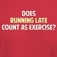 thumbnail image 3 of CafePress - Does Running Late Count As Exercise? T Shirt - Men's Classic Graphic Cotton T-Shirt, 3 of 4