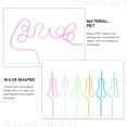 thumbnail image 5 of LOLIPPYY 1 Set Bachelorette Party Straws Assorted Colorful Curly Plastic Drinking Straws for Fun Party Beverages, 5 of 7