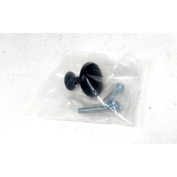 Sapphire Boutons de Cabinet Ronds Noirs Mats Lot de 20