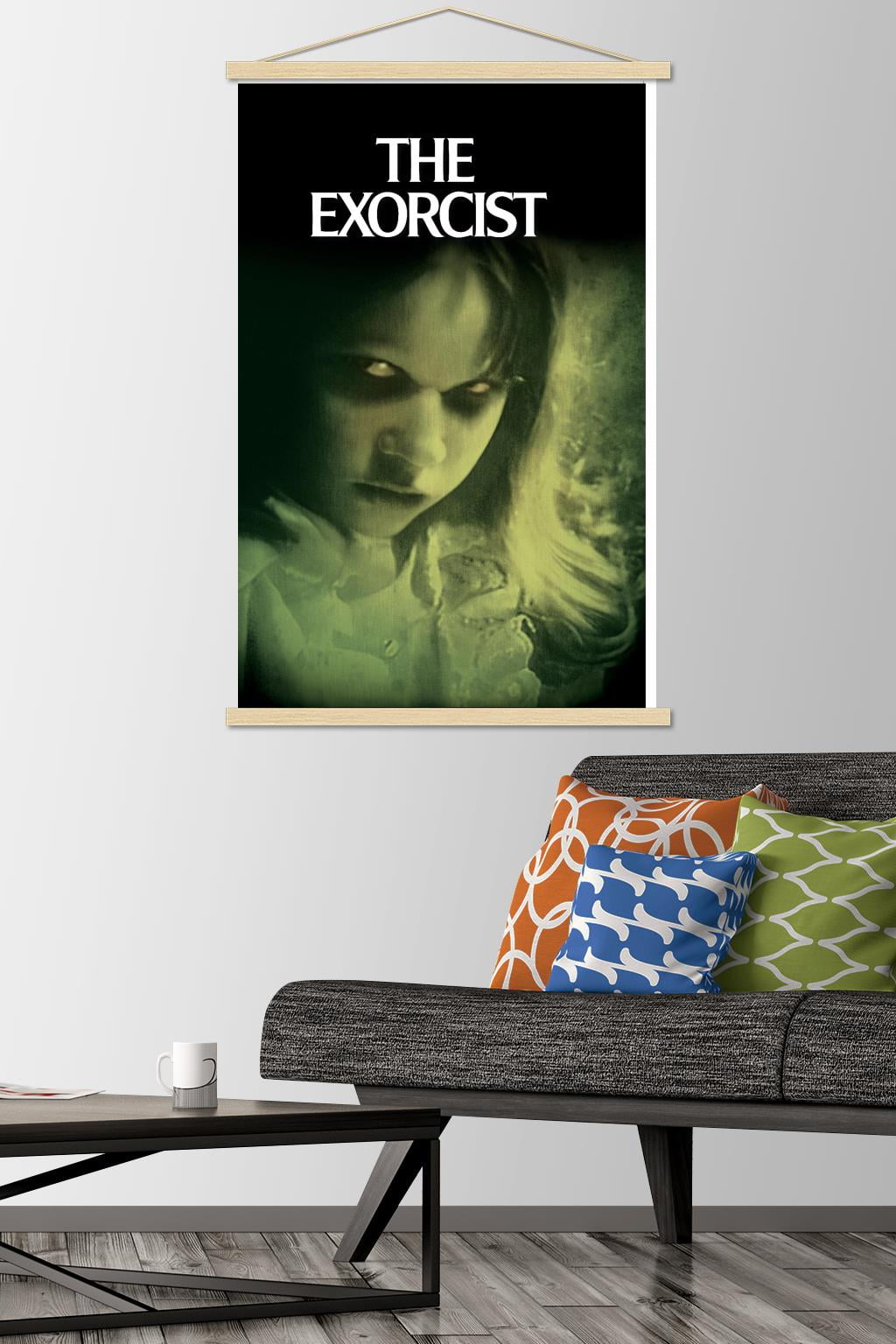 The Exorcist - Eyes Wall Poster with Wooden Magnetic Frame, 22.375" x 34"