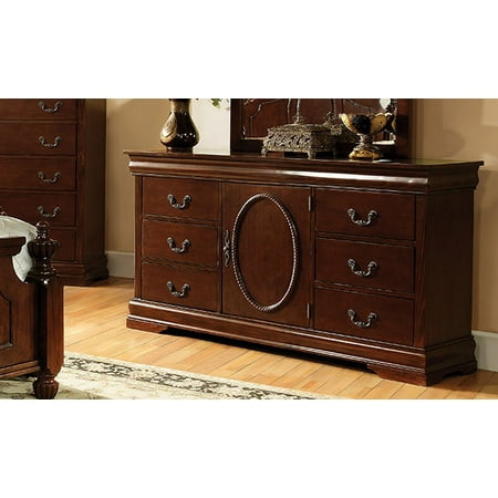 Furniture Of America Cm7952d Baroque Style Brown Cherry Finish 6