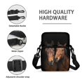 thumbnail image 7 of POLERO Crossbody Bag with Two Horses Theme , Zippered Portable Messenger Bag for Women, Shoulder Purse for Travel and Shopping, 7 of 7