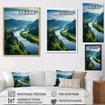 thumbnail image 4 of Designart "River Meandering Through Marshland III" Landscape & Nature Floater Framed Canvas Art Print, 4 of 7