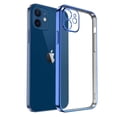 thumbnail image 4 of Luxury Square Silicone Clear Phone Case For iPhone 11 12 13 Pro Mini Xs Max X Xr Se 2020 7 8 Plus Soft Cover Plating Farme Shell, 4 of 5