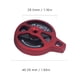 thumbnail image 3 of Tapa De Bloqueo De Horquilla De Bicicleta Kit de montaje de bloqueo manual Tapa de bloqueo de horquilla delantera de bicicleta (aleación de aluminio rojo), 3 of 7