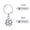 Customize, variant on Football Cremation Jewelry for Ashes Urn Keychain Lockets for Human/Pet Ashes Holder Keyring