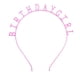 thumbnail image 1 of KAKOWELY Diadema de cumpleaños para niña con letras, ideal para decorar fiestas de cumpleaños (rosa), 1 of 4