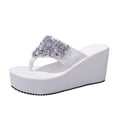 thumbnail image 2 of Chanclas Sandalias y zapatillas de plataforma con zapatillas casuales de tacón inclinado Wmkox8yii hj789, 2 of 4