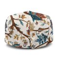 thumbnail image 3 of Chririnla Vintage Floral Print Mens Forward Beret Hat, Retro Polyester Flat Beret for All Season Travel and Walking, 3 of 4