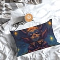 thumbnail image 5 of Pofeuu Dreamy Jester Under Stars Print Polyester Microfiber Plush Pillowcases, Super Soft and Cozy Pillow Case Covers with Envelop Closure（Pillow core not included）-16"x24", 5 of 6