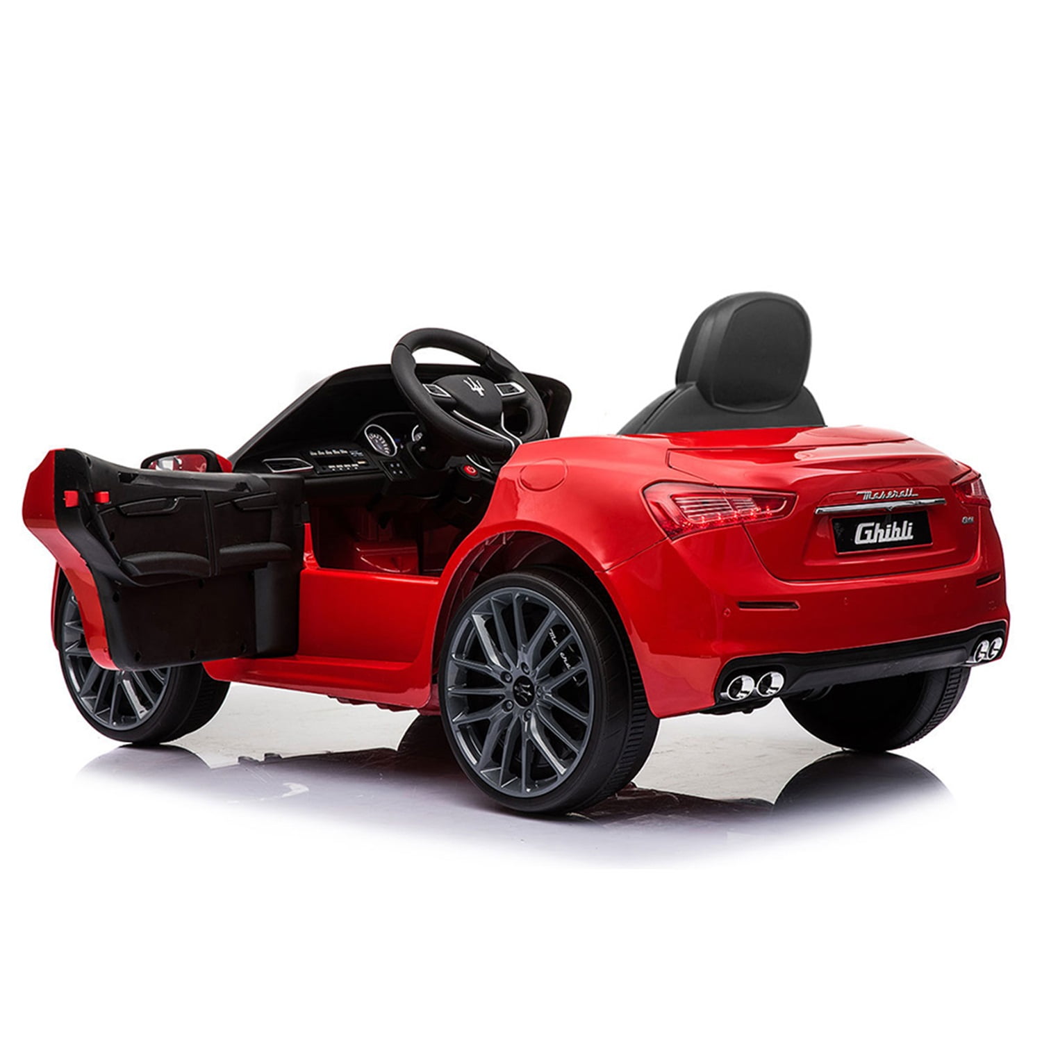 CIPACHO 12V Kids Ride On Car with 2.4G Remote Control,Battery Powered Electric Ride On Vehicle Double Doors, Red