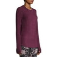 thumbnail image 5 of ClimateRight by Cuddl Duds Stretch Fleece Women's Long Sleeve Crew Neck Base Layer Top, Sizes XS to 4X, 5 of 6
