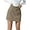 Brown, variant on Womens Corduroy Mini Skirt Casual High Waist A-line Fall Winter Bodycon Short Pencil Skirts