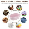 thumbnail image 4 of Cute Oval Rope Storage Basket Versatile Storage for Baby Items, Toys, and More, 4 of 6