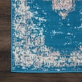 thumbnail image 4 of Nourison Grafix Center medallion Blue 2' x 6'Area Rug (2x6), 4 of 7