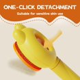 thumbnail image 2 of yeuweold Cat Comb Cat Comb 2 Rabbit Ear Pet Combs (Yellow + Green) - Massage and Hair Removal, Daily Care, 2 of 5