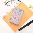 thumbnail image 7 of JIALIOU Nylon Trifold Card Wallet with ID Window Zipper Pocket for Men Women Teen Cute Backpack Pencil Star Apple, 7 of 7