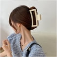 thumbnail image 4 of Traje De Clip De Agarre De Gran Tamaño Para El Volumen Del Cabello Multi-Placa Pelo Cuadrado Esmerilado Headwear, 4 of 4