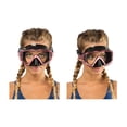 thumbnail image 2 of Visor Cressi Máscara Adulto Liberty Triside Spe Negro/Rosa, 2 of 2