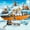 PURPLE, variant on Suitable for urban series polar exploration Arctic ocean giant ship building blocks children's assembly toys Christmas gifts