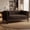 Dark Brown, variant on Noble House Julisa 58" Modern Chenille Fabric Loveseat with Removable Cushion, Fixed Backrest, Camel