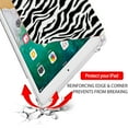 thumbnail image 6 of iPad 9.7 5th 6th Gen Air 1st 2nd Generation [iPad 5 6 Air 1 2] A1893 A1822 A1566 A1474 MH2V2LL/A MRM52LL/A MP242LL/A TPU Ultra Slim Printed Flip Case with Corner Protection - Zebra Print, 6 of 8