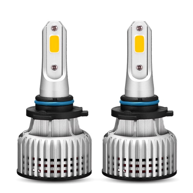 Bombilla LED para faros delanteros de coche H3 H4 H7 H11 9005 9006 3000K Luz amarilla para Romacci Faros de automóviles