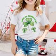 thumbnail image 2 of lnmuld Cute Tops St Patricks Day Toddler Casual Short Sleeve Tee for Boys and Girls Irish Themed Kids Top Size:4-5 Years, 2 of 4