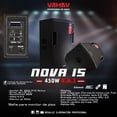 thumbnail image 1 of BAFLE PROFESIONAL AMPLIFICADO VAMAV 15" CON DSP MEGALUZ CHNOVA 15, 1 of 5